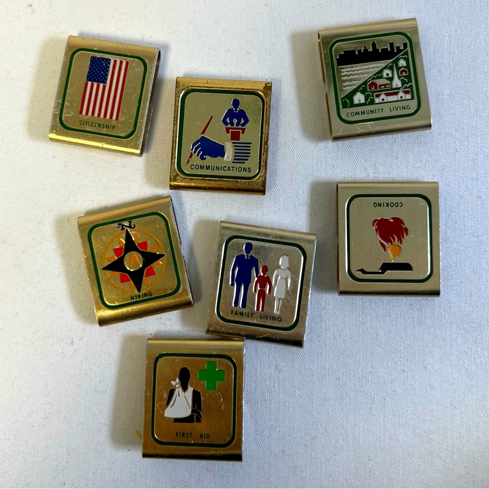 VINTAGE Scouts Club Belt Buckles